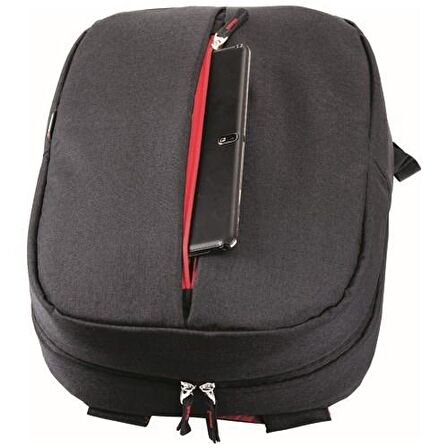 Classone 13-14'' Roma Serisi Medium Siyah Notebook Sırt Çantası